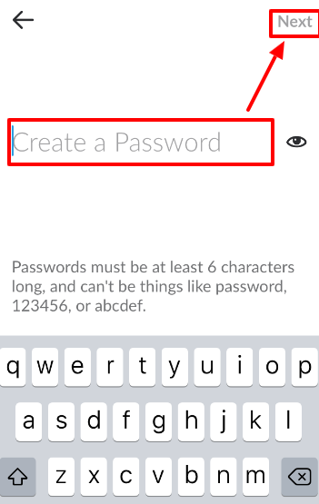 パスワードを入力