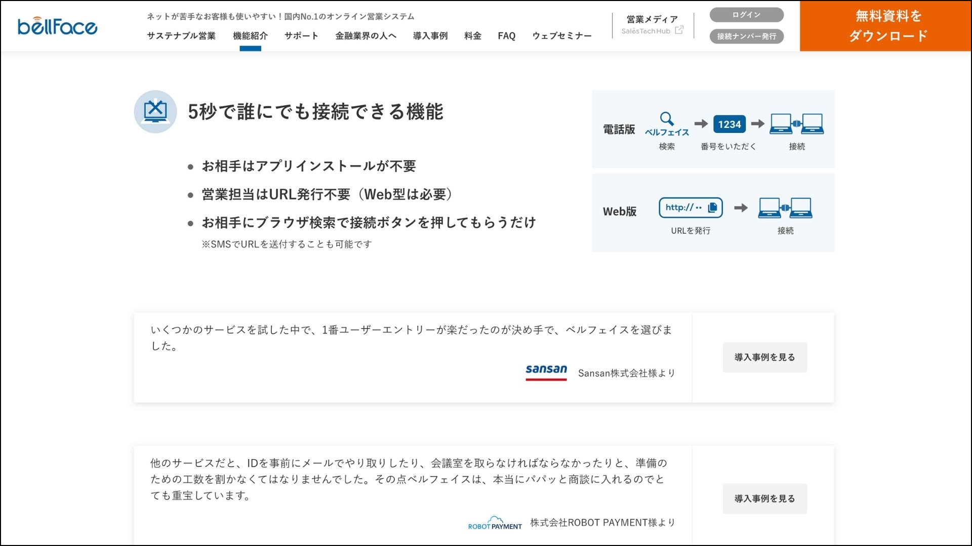 ベルフェイス_出来ること2