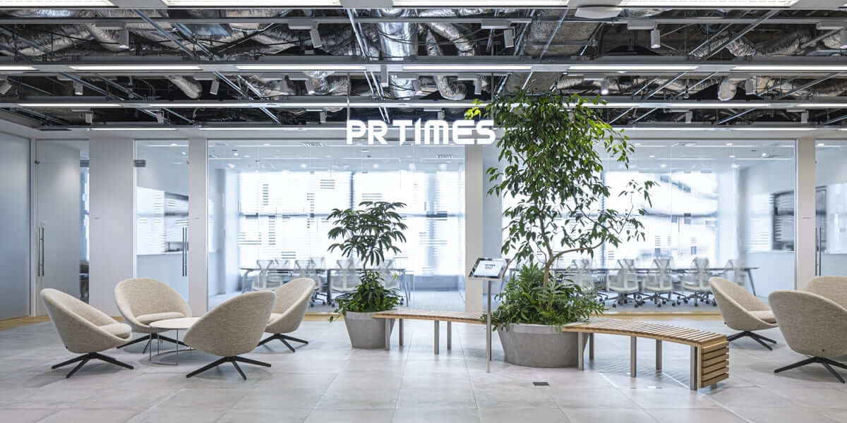 オフィスエントランス_事例_株式会社PRTIMES