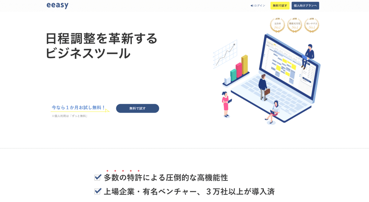 Googleカレンダー_日程調整ツール_eeasy